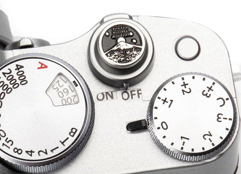 DBZZ Falling Cherry Blossoms Camera Metal Shutter Decorative Button for Fujifilm X100VI X-M5 X-E5 X-Half X-T4 X-T3 for Nikon zf zfc (Aluminum Alloy-Shutter Decorative Button) - Image 3